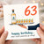 63rd Birthday Card, Funny Tequila Birthday Card