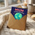 Mum Thanks For Being My World Card - Cute Earth, Stars and Hearts - Mother's Day Thank You Card for Mum from Son or Daughter, Heartfelt Space Theme