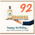 92nd Birthday Card, Funny Tequila Birthday Card, Happy Birthday What Could Possibly Go Wrong