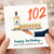 102nd Birthday Card, Tequila Birthday Card, Funny 102 Birthday Card