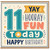 11th Birthday Card, YAY Hooray Fun Happy Birthday Card