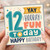 12th Birthday Card, Yay Hooray Fun Today Happy Birthday Card
