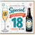 18th Birthday Card, Special Happy Birthday Cheers Card