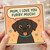 Mum, I Love You Furry Much Mother's Day Card - Cute Dog Illustration, Funny Pun for Mum from the Dog or Children