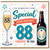 88th Birthday Card, Special Happy Birthday Cheers Card for Him or Her
