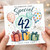 42nd Birthday Card, Happy Birthday Just For You Card