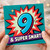 9th Birthday Card, Super Smart Comic Style Card