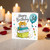 34th Birthday Card, Happy Birthday with Love Balloon and Gifts Design