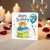 79th Birthday Card, Happy Birthday With Love, Balloon and Gift Box Design