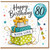 80th Birthday Card, Happy Birthday 80 Card, With Love Gift Box Design