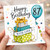 87th Birthday Card, Happy Birthday Gifts and Balloon Design