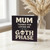 Mum Thanks For Loving Me In My Goth Phase Card - Funny Thank You Card for Mum with Skull Typography