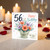 56th Birthday Card, Floral Happy Birthday Card