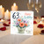63rd Birthday Card, Happy Birthday Floral Card With Love