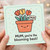 Mother's Day Card for Mum - Cute Flower Pot Pun - 'MUM, you're the blooming best!' - Tulips Illustration
