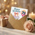 79th Birthday Card, Happy Birthday with Love Balloon and Gift Box Design