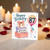 87th Birthday Card, Happy Birthday With Love Gift Box and Balloon Design