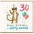 30th Birthday Card, Party Animal Leopard Design
