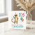 105th Birthday Card, Happy Birthday Party Animal Leopard Card