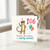 106th Birthday Card, Party Animal Leopard Happy Birthday Card