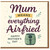 Mum Means Everything Airfried - Funny Mother’s Day Card for Mum with Air Fryer Illustration