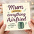 Mum Means Everything Airfried - Funny Mother’s Day Card for Mum with Air Fryer Illustration