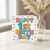 1st Birthday Card, Happy 1st Birthday Colourful Confetti Design