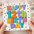 12th Birthday Card, Colourful Happy 12th Birthday Card