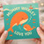 Mummy Whaley Love You Mother's Day Card - Cute Mum and Baby Whale Pun, Sea Scene - Card for Mum from Son or Daughter