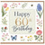 60th Birthday Card, Floral Happy Birthday Card