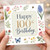 100th Birthday Card, Happy 100th Birthday Floral Card