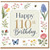 110th Birthday Card, Floral Happy 110th Birthday Card