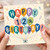 12th Birthday Card, Happy 12th Birthday Balloon Card