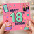 18th Birthday Card, Happy 18th Birthday Card for Her, Fun Beauty and Music Theme