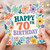 70th Birthday Card, Floral Happy 70th Birthday Card