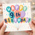 9th Birthday Card, Happy 9th Birthday Balloon Card