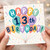 13th Birthday Card, Happy 13th Birthday Balloon Design