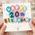 20th Birthday Card, Happy Birthday Balloon Design