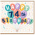74th Birthday Card, Happy 74th Birthday Balloon Design