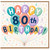 80th Birthday Card, Happy 80th Birthday Balloon Design