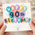 90th Birthday Card, Happy 90th Birthday Balloon Design