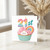 21st Birthday Card, Pastel Cupcake Rainbow Design