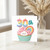 30th Birthday Card, Cute Rainbow Cupcake and Candle Design