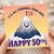 50th Birthday Card, It's All Downhill From Here Happy 50th Mountain Design