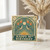 50th Birthday Card, Vintage Birds and Oranges Design