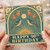 90th Birthday Card, Vintage Birds and Oranges Design
