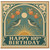 100th Birthday Card, Vintage Birds and Oranges Design