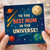 Best Mum in the Universe Card - Space Theme Mother's Day Card for Mum, Planets, Stars and Comets Design