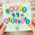 99th Birthday Card, Happy 99th Birthday Balloon Design