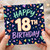 18th Birthday Card, Happy 18th Birthday Confetti Design Card
